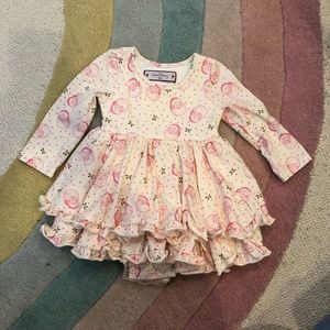 18m SweetHoney Clothing belle bubble in Santa Baby